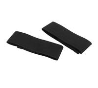 VGEBY Cinghie Parastinchi da Calcio, Cinghie Sportive Elastiche in Nylon Regolabili da 4 Pezzi per Calcio Indoor, Rugby, con Design Leggero e Portatile per Adulti e Bambini (BLACK)