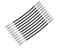 VGEBY Confezione da 10 Cordoncini Neri per Violino con Protezione in Silicone per un Migliore Effetto di Risonanza