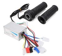 VGEBY Controller e Acceleratore, Controller a Spazzola 24V 250W Cavo Esteso Pollice Acceleratore Set Manubrio Ciclismo Elettrico