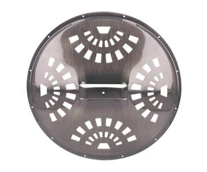 VGEBY Copertura per Risonatore per Chitarra Elegante Piastra di Copertura del Foro Sonoro in Lega di Alluminio Color Bronzo per Artisti in Studio per Appassionati di Musica, 283x25mm