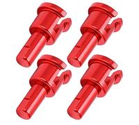 VGEBY Coppa Differenziale RC da 4 Pezzi, Connettori Resistenti All'usura in Lega di Alluminio per Auto Telecomandata, con Design Migliorato per Modello A949 A959 A969 A979 A929 1/18 (rosso)