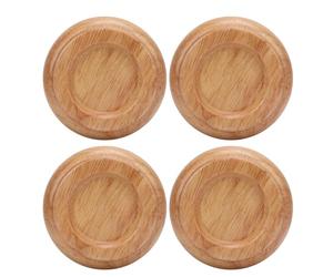 VGEBY Coppe per Rotelle per Pianoforte, in Legno Massello con Base in Schiuma, Supporto Sicuro per Pianoforti a Coda e Verticali su Pavimenti in Legno (naturale)