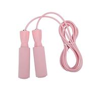VGEBY Corda per Saltare con Filo Portante, Corda per Saltare Regolabile con Doppi Cuscinetti e Impugnatura in Morbida Memory Foam, per Uomini Donne e Bambini (PINK)