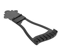 VGEBY Cordiera per Chitarra, Parte Accessoria per Strumento Trapezio in Metallo a 6 Corde per la Sostituzione, con Design Standard per una Facile Installazione (BLACK)