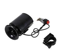 VGEBY Corno per Manubrio della Bicicletta, 6-Loud Sound Electronic Bell Ring per Mountain & Road Bikes Corno da Ciclismo Accessorio Supporto Torcia Bici
