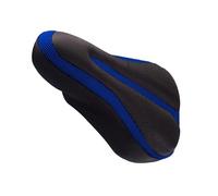 VGEBY Cuscino per Sedile da Bici, Coprisella in Gel Ampio e Spesso Confortevole con Design a Circolazione D'aria e Materiale Antiscivolo, per Ciclismo su Strada in Mountain Bike (BLUE)
