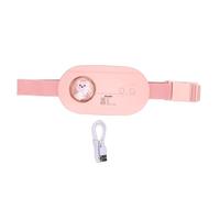 VGEBY Cuscino Riscaldante Portatile, Cintura Morbida per Scaldare la Pancia con Cinghia Regolabile e Funzione di Massaggio, Controllo della Temperatura per Sollievo Dall'utero e