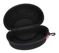 VGEBY Custodia occhiali da sci, protezione rigida nera con cerniera per lenti ski, custodia proteggi occhiali resistente for sciatori e attività invernali