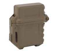 VGEBY Custodia per Accendino Scatola Portatile Durevole e Resistente All'olio per attività All'aperto Nylon 2,36x2,17x0,79 Pollici 1 unità (Cachi)