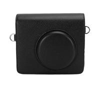VGEBY Custodia per Fotocamera in Pelle PU, Copertura Frontale Staccabile con Tracolla Regolabile per Fotocamera e Stampante MS300 2 in 1 (BLACK)