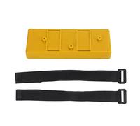 VGEBY Custodia per Vassoio Batteria in Plastica RC, Staffa per Scatola Batteria Piccola Portatile con Fascette in Nylon per Veicoli RC Universali SCX10 D90 90046 (YELLOW)