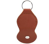 VGEBY Custodia Plettri Chitarra, Pratica in Morbida Pelle PU Marrone, Portachiavi per Chitarrista for Musicisti Professionisti e Amatori durante Viaggi Concerti e Uso Quotidiano