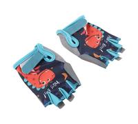 VGEBY da Ciclismo per Bambini, Sportivi Antiscivolo e Traspiranti a Mezze con Imbottitura in EVA e Funzione Asciuga-sudore, per Ragazzi e Ragazze, per Bici, Monopattino e (BLUE)