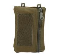 VGEBY da Viaggio Portatile con Cerniera, Nylon Impermeabile Resistente Agli Strappi Durevole, con Spallacci Regolabili e Design con Tasca con Cerniera, per Campeggio, Escursionismo, (OD Verde)