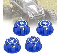 VGEBY Dadi per Ruote RC, Set di Dadi per Montaggio su Ruota Esagonale da 17 Mm in Lega di Alluminio, Installazione a Sgancio Rapido per Auto Modello X MAXX Summit (blu scuro)