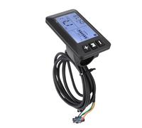 VGEBY Display LCD per Bici, Display LCD Elettrico per velocità Livello Batteria con Connettore Impermeabile per Accessori per Scooter e Bici