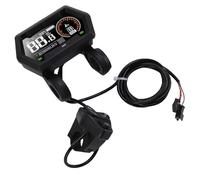 VGEBY Display LCD per Bicicletta Elettrica, Schermo a Colori con Connessione Cavo SM per Sistemi 24V 36V 48V, Compatibile con il Controller del Protocollo di Comunicazione n. 2