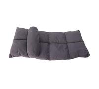 VGEBY Divano da Salotto da Pavimento Senza Braccioli, Morbida Sedia Pieghevole con Supporto per la Schiena, Struttura in Metallo Resistente, per Lettura, Meditazione, Grigio (GRAY)