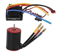 VGEBY ESC e Combo Motore, RC Brushless ESC Regolatore di velocità Elettrico Impermeabile con Spina a Banana da 4 Mm per 1/8 1/10 RC