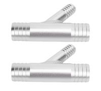 VGEBY Fascetta Stringitubo a Forma di Y, Connettore Resistente Alle Alte Temperature in Lega di Alluminio per UTV e SXS, Riduttore di Raccordo Compatibile da 1 Pollice a 5/8 Pollici