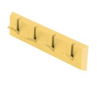 VGEBY Gancio da Muro, Elegante Appendiabiti e Appendiabiti per Cappelli, Adesivo Forte per Bagno e, Materiale ABS Ecologico, Confezione da 1 (YELLOW)