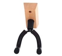 VGEBY Gancio per Montaggio a Parete per Chitarra Supporto per Gancio per Chitarra con Design a Forma di U Staffa Rotante per Basso Elettrico Acustico Ukulele Mandolino (Colore legno di faggio