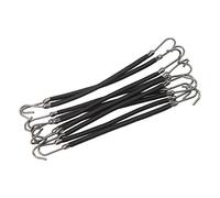 VGEBY Gancio Porta Coda di Cavallo, Elastico per Capelli per Capelli Ricci Lunghi, Accessori per Styling Elastici 10 Pezzi per Tutti i di (BLACK)