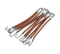 VGEBY Gancio Porta Coda di Cavallo, Elastico per Capelli per Capelli Ricci Lunghi, Accessori per Styling Elastici 10 Pezzi per Tutti i di (BROWN)