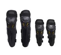 VGEBY Ginocchiere per Moto, Equipaggiamento Protettivo in Schiuma con Guscio in PP, Regolabili per Ciclisti Dirtbike e Appassionati di ATV (COLORFUL)