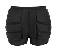 VGEBY Ginocchiere per Pattinaggio Pantaloncini Crash in Tessuto Altamente Elastico con Cerniera Laterale e Imbottitura in Spugna Staccabile Protezione Fianchi per Bambini Adulti Pattinaggio di (L)
