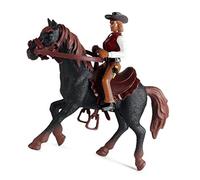 VGEBY Giocattoli per Cavalli, Cavallo da Cowboy con Articolazioni Mobili, Alta Simulazione per Bambini Che Cavalcano Action Figure di Gioco, Decorazioni per la Tavola da 3,5 Pollici (#2)
