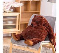 VGEBY Giocattolo di Peluche di Orso Bruno, Bambola di Peluche Morbida con Espressione Realistica, per la Decorazione Domestica del Regalo di Compleanno per Bambini (BROWN)