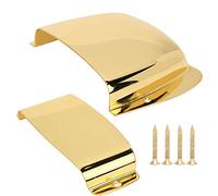 VGEBY Guitar Bridge Cover,Pickup Bridge Cover Set Cover Protettiva per Basso in Lega di Zinco per Basso Elettrico PB Dotato di 4 Viti di Montaggio(Oro)