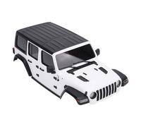 VGEBY Guscio Rigido per Auto RC, Copertura del Corpo in Plastica per Auto Telecomandata Axial SCX24 1/24, con Ritagli Precisi Facile Installazione (WHITE)