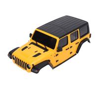 VGEBY Guscio Rigido per Auto RC, Copertura del Corpo in Plastica per Auto Telecomandata Axial SCX24 1/24, con Ritagli Precisi Facile Installazione (YELLOW)