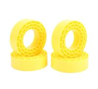 VGEBY Inserti per Pneumatici RC, Design Cavo in Silicone a Doppio Strato, Aumentano la Presa e la stabilità per Cingolati RC da 1,55 Pollici (YELLOW)