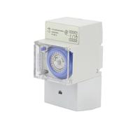 VGEBY Interruttore Timer Meccanico 24 Ore, Timer Luce Esterna Resistente Alle Intemperie, 8 Programmi ON OFF Gestione Efficiente dell'energia