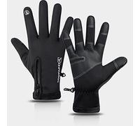 VGEBY Invernali Caldi e Antivento, Termici Compatibili con Touchscreen per Uomo e Donna, con Tessuto Conduttivo e Fodera in Peluche, Ideali per Corsa, Campeggio, Sci e (M)