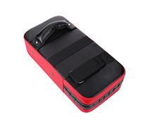 VGEBY Kicking Pad per Arti Marziali (Kickboxing, Taekwondo, Boxe) in Pelle PU + Cotone Espanso, Rosso