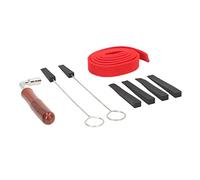 VGEBY Kit Accordatura Pianoforte, Accordatore con Striscia di Temperamento in Silicone, Set di Strumenti Essenziali per Principianti, Blocchi Mute e Forchette con Chiave a Martello