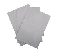 VGEBY Kit di Riparazione per Barche 3 Pezzi con Toppe in PVC Set Accessorio per gommone Kayak(Grigio)