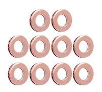 VGEBY Kit Occhielli in Pelle da 15,7 Mm Occhielli in Metallo in Lega 10 Pezzi Set Rotondi a Doppia Faccia per Cinture Lacci per Scarpe Borse Scarpe Abbigliamento Artigianato in Pelle Principianti