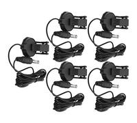 VGEBY Kit pickup morsetto/supporto di piccole dimensioni universale accessorio per strumenti musicali per violino violoncello pratico nero X 5