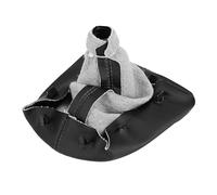 VGEBY Kit Pomello, Cuffia Pomello Automatico in Pelle con Copertura Leva a 5 Marce, Sostituzione Diretta per la Guida Quotidiana, per 207 307 406 Nero Cromato