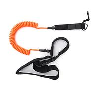VGEBY Leash per Tavola da Surf Leash a Spirale in TPU, Leash Dritto Ad Alta Elasticità per Tavole da Surf da Longboard Paddleboard(Arancia)