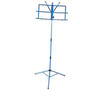VGEBY Leggio Piccolo, Leggio Portatile in Metallo con Altezza e Angolazione Regolabili, Design Pieghevole, Piedini per Treppiede Rivestiti in Gomma per un Posizionamento Sicuro, (BLUE)