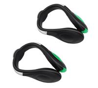 VGEBY Luci con Clamp/Holder per Scarpe, Luci di Sicurezza a LED per Jogging, Ciclismo, Attrezzatura per Passeggiate Notturne, Ricaricabili per Corridori (Green)
