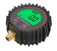 VGEBY Manometro Digitale ABS e Rame Manometro Digitale per Pneumatici da 3 a 255 PSI Ampio LCD 4 Unità Retroilluminazione e LED per Auto Camion Moto Proprietari di