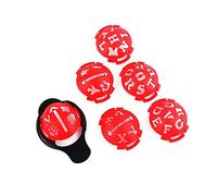 VGEBY Marcatore Palline Golf, 6 Pezzi Resistenti e Portatili, Segnaspazio per Palline, for Giocatori Professionisti e Principianti su Campo da Golf