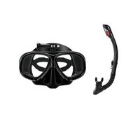 VGEBY Maschera per lo Snorkeling, Maschera per lo Snorkeling Immersione con Supporto per Action Cam Set per a Secco Comodi Occhialini da Sub in (Taglia unica)